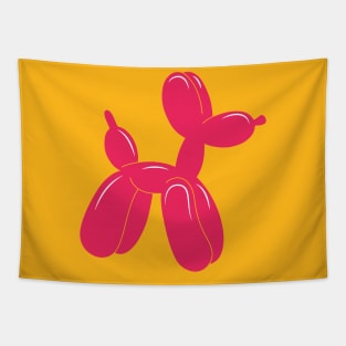 Pink balloon dog Tapestry