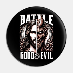 Battle of Good and Evil, eternal struggle between good and evil Pin