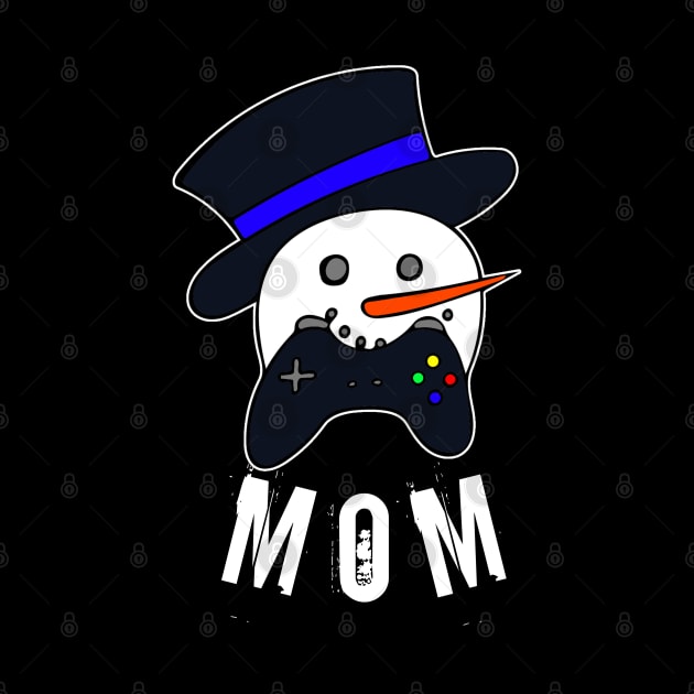 Snowman Face Gamer Mom by MaystarUniverse