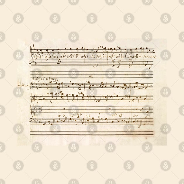 Händel | Haendel | Original manuscript score by Musical design