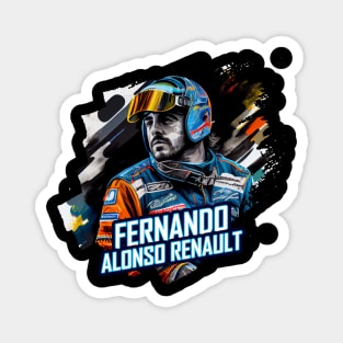 Fernando Alonso Renault Magnet