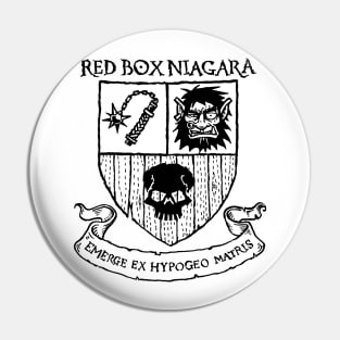 Red Box Niagara (Black) Pin