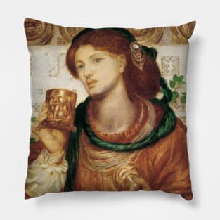 The Loving Cup by Dante Gabriel Rossetti Pillow