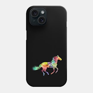 watercolor horse Phone Case