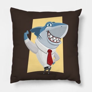 Well Dressed Shark Pillow