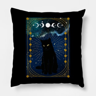 Black cat Pillow