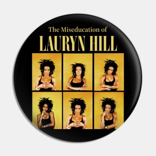 Lauryn Hill Fugees The Famous Vintage Retro Rock Rap Hiphop Pin