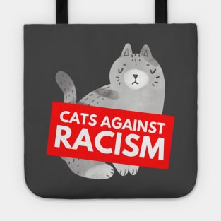 Cats Against Racism (Charcoal) Tote