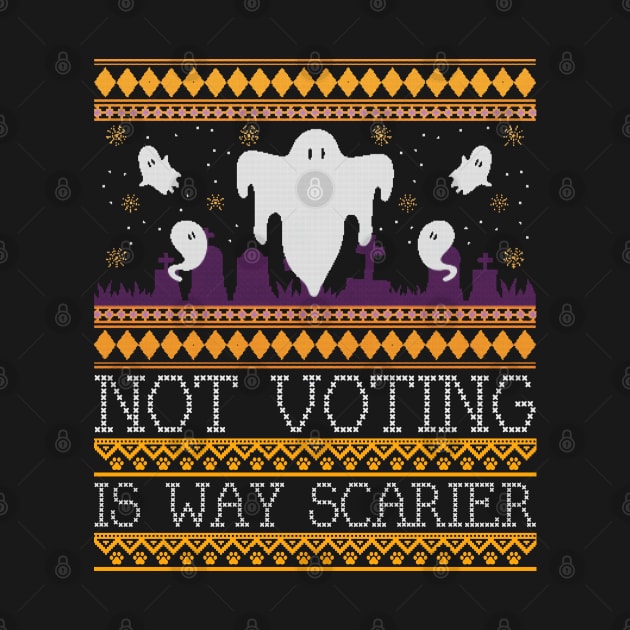 Vote Halloween Spooky Scary Ghost Election Voters Rights. by Created by JR