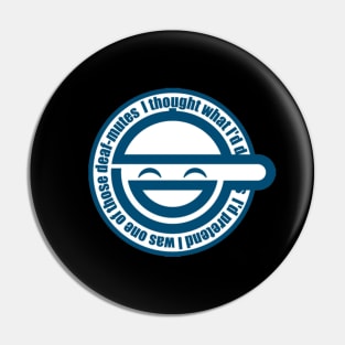 The Laughing Man Logo Pin