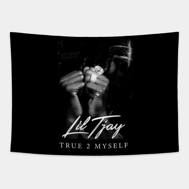 lil tjay true 2 myself Tapestry by Mey X Prints