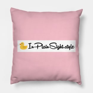 InPlainSight.style Logo Pillow