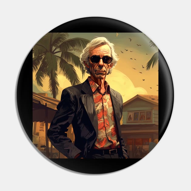 Bertrand Russell Pin by ComicsFactory