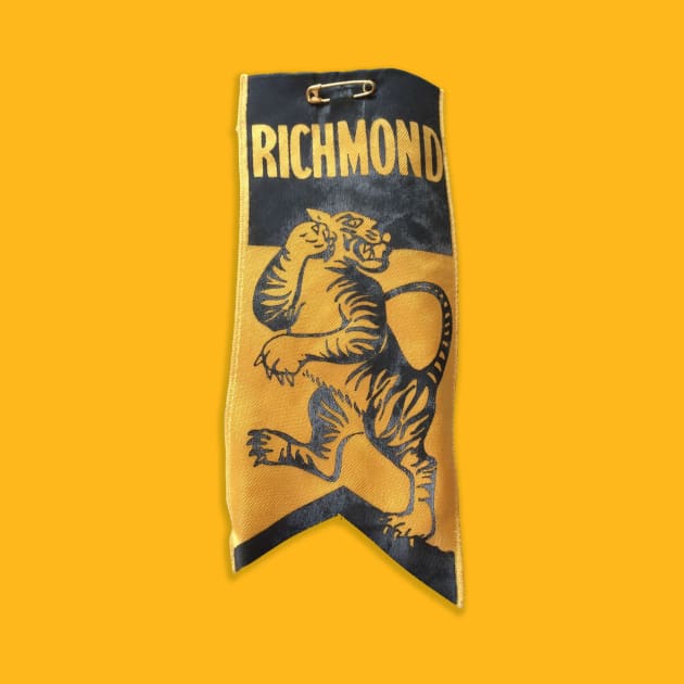 Richmond Tigers - Retro - SUPPORTERS RIBBON by OG Ballers