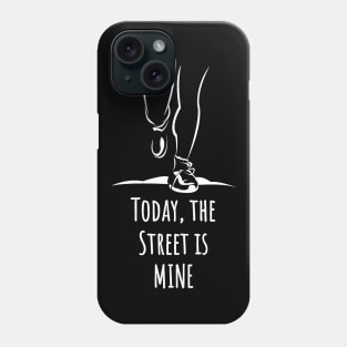 Early morning exercise jogger shirt design Phone Case