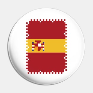 Flag of Spain - Pixel Post Stamp Pin