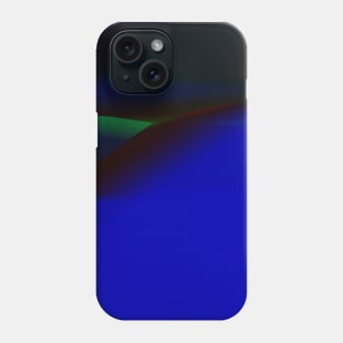 blue black abstract texture Phone Case