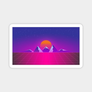 Synthwave 80's Magnet