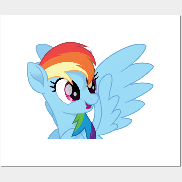 Rainbow Dash My Little Pony Friendship is Magic Art Print 