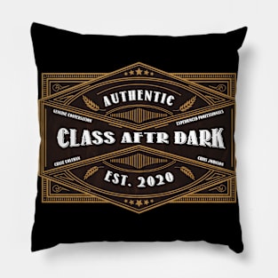 Aftr Dark Whiskey Label Pillow