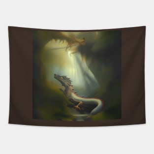 Swamp Dragon Tapestry