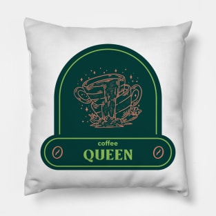 coffee queen Pillow