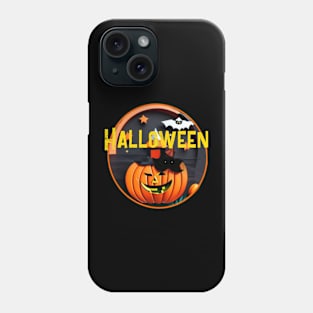 Halloween paper art style Phone Case