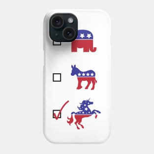 Vote Unicorn! Phone Case