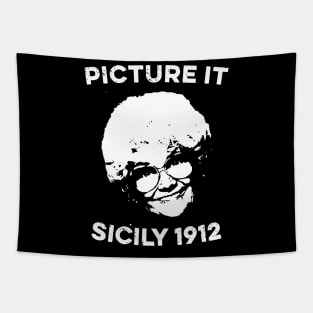 Picture it sicily 1912 - Golden Girls Tapestry