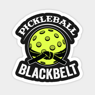 Pickleball Gifts Pickleball Blackbelt funny Pickleball Shirt Magnet