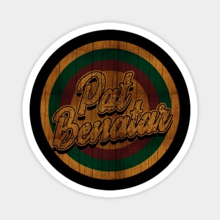 Circle Retro Pat Benatar Magnet