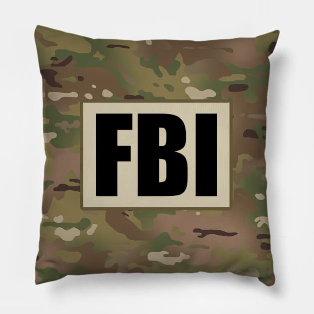 FBI Pillow by Jared S Davies