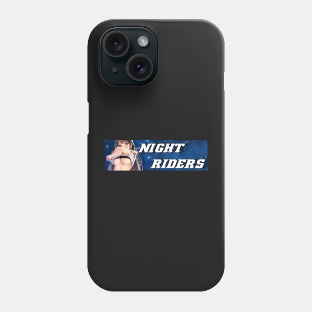 car slap stickers NIGHT RIDERS GIRL Phone Case by eugen900000