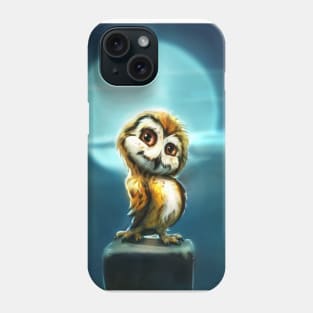 Owl in the night Phone Case