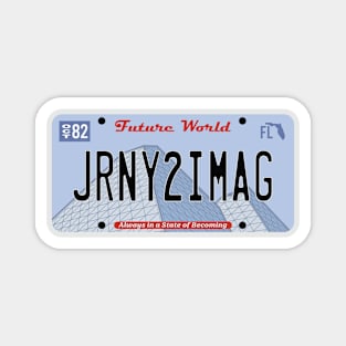 JRNY2IMAG License Plate Magnet