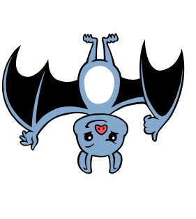 Hang In There Bat Magnet