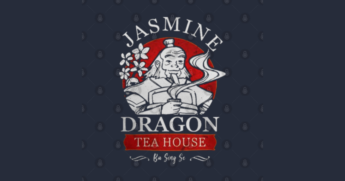 Jasmine Dragon Tea Shop Shirt, Avatar the Last Airbender TShirt, Uncle
