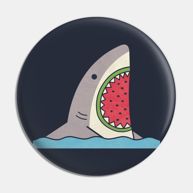 Summer Shark Pin by HandsOffMyDinosaur