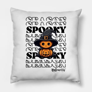 Cute Spooky Season Halloween Pillow