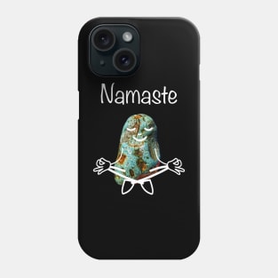 Rockhound Lotus Yoga Pose - Funny Namaste Mental Health Rockhounding Phone Case