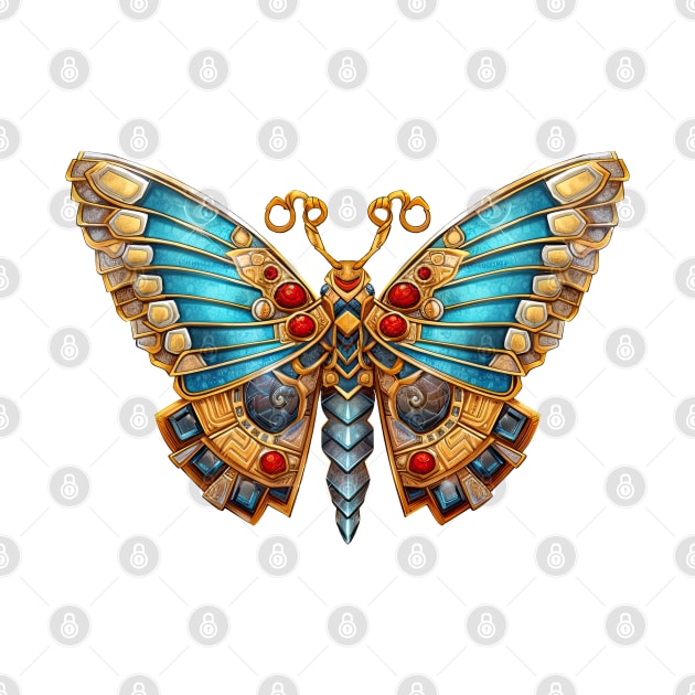 Ancient Egypt Butterfly #5 by Chromatic Fusion Studio