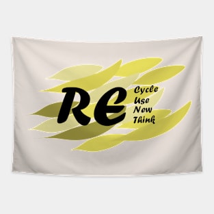 Recycle Reuse Renew Rethink Tapestry