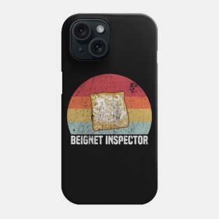 Beignet Inspector Retro Vintage Beignet Lover Phone Case