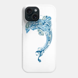 Color Tribal Dolphin Design Phone Case