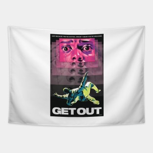 Get Out Movie Art Sunken Place Tapestry