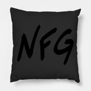 NFG Black A Pillow