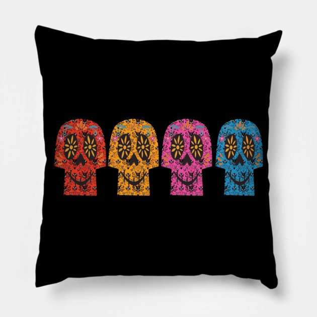 Coco Haunted Mansion Pillow by magicmirror