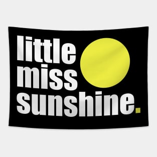 'Little Miss Sunshine' Contemporary Design Text Slogan Tapestry