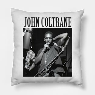 Vintage John Coltrane 1946 to 1967 Pillow