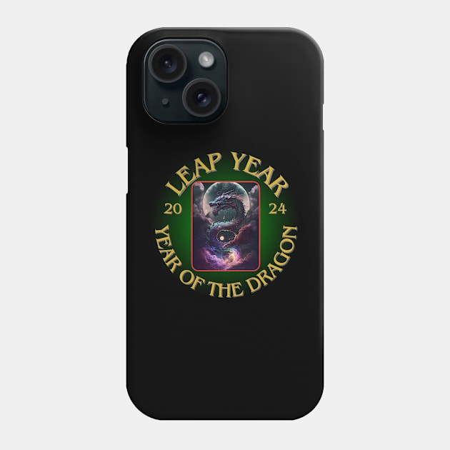 Leap Year in Year of the Dragon Phone Case by Spacetrap